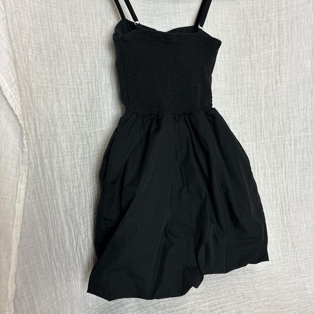 Black Body Con Bubble Dress Women's XXS - Picture 5 of 8